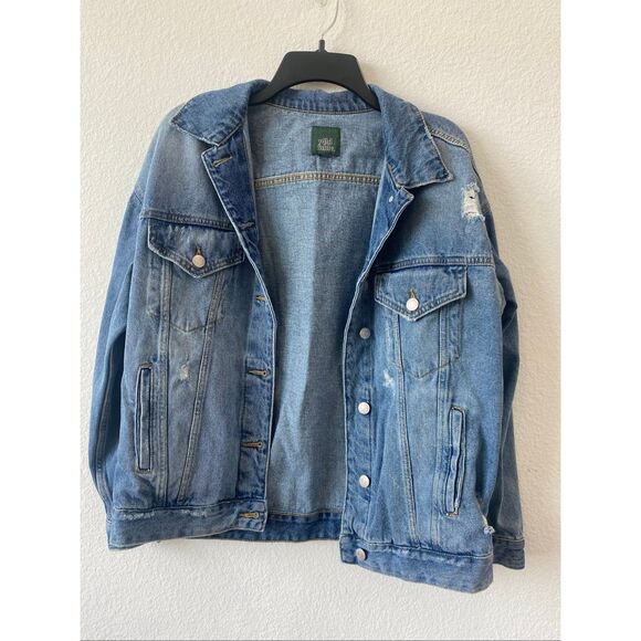 Wild Fable Denim Jacket Size Xs - Picture 1 of 6